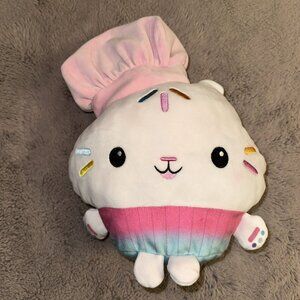 Gabby’s Dollhouse, 12-inch Cakey Cat Huggable Plush